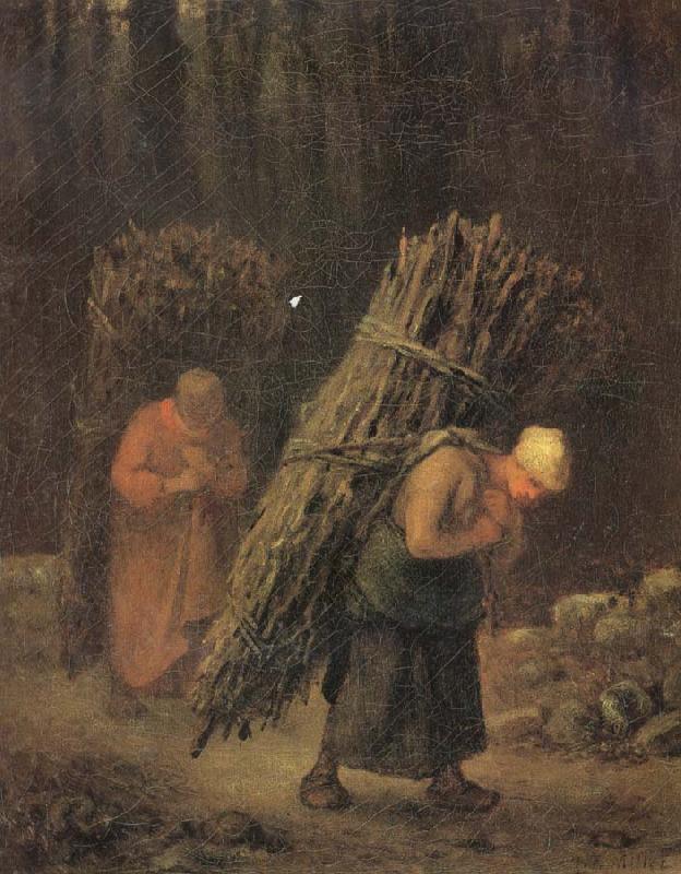 Jean Francois Millet Peasant Women Carrying Faggots